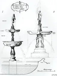 Fountains, Wilton House, Wiltshire och Victoria and Albert Museum, London