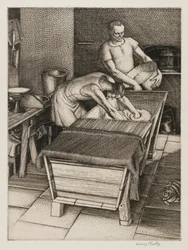 The Bakehouse, 1934 (linjegravyr)