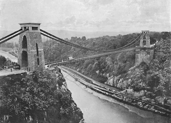 Clifton Suspension Bridge, c1896