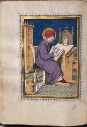 Evangeliebok med evangelistporträtt: Sankt Markus