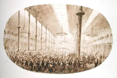 En bankett, ca 1865