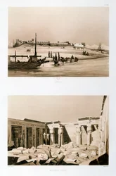 Luxor och Medinet Habu, Egypten, 1841