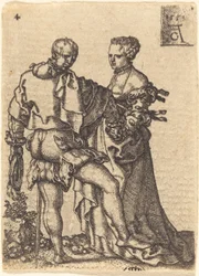 Dansande par, 1551.