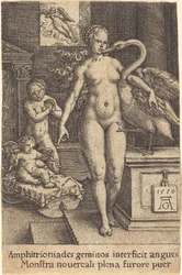 Herkules som ett barn, 1550.