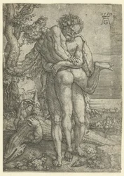 Hercules slåss mot flodguden Achelous Labours of Hercules (serietitel)