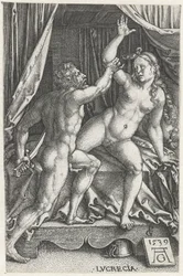 Lucretia och Sextus Tarquinius Lucrecia (titel på objekt)