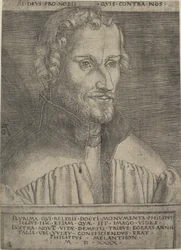 Porträtt av Philipp Melanchthon