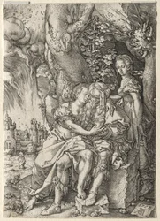 The Story of Lot: Lot with His Daughters, 1555.