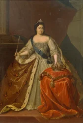 Porträtt av kejsarinnan Katarina I. 1684-1727
