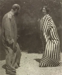 Gustav Klimt och Emilie Flöge, ca. 1909.
