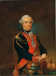 Porträtt av Charles Theodore, kurfursten av Bayern, greve Pfalz av Rhen, 1800-talets andra hälft.