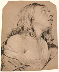 Den ångerfulla Magdalena, byst höger