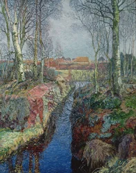 Biflod från floden Moor