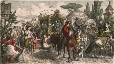 Antikens Rom: Via Appia (Appian Way) vid den kejserliga eran