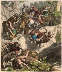 The Carthaginians: Lion Hunt, 1866