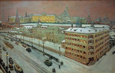Moskva på natten, 1939.