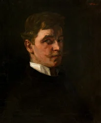 Självporträtt, 1876-1877.