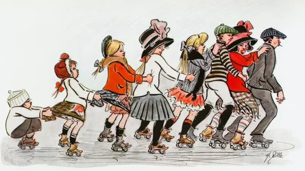 Rullskridskoklubb runt Alex