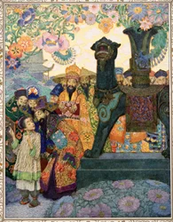 The Nightingale from Tales av Hans Christian Andersen, pub. 1911
