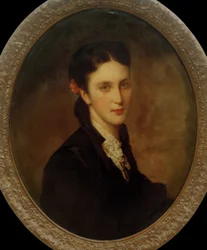 Porträtt av Karoline von Liebieg, 1868