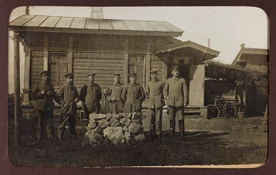 Första världskriget: Ukraina under åren 1914-1916 under den tyska arméns invasion. Grupporträtt