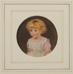 Henry Allingham, 3 år (akvarell på papper)