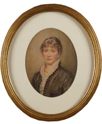 Självporträtt (akvarell på papper)