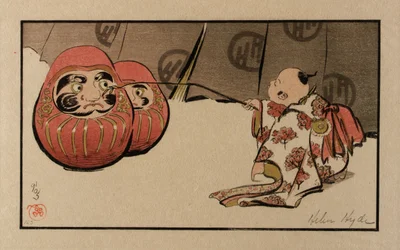 Att retas med Daruma