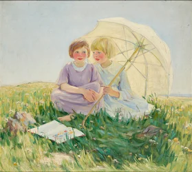 Parasollet (olja på duk)
