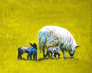 Following, 2009 (olja på duk)