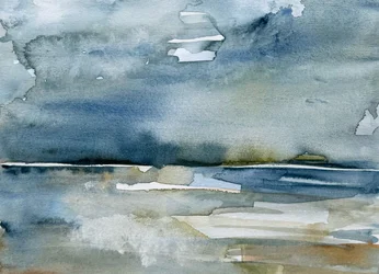 Sammanfattning: Havslandskap vid horisonten