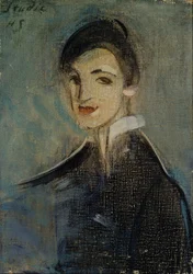 Sångerska i svart, 1916-1917