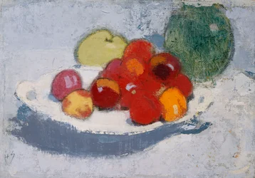 Stilleben med frukt, ca 1915 (olja på duk)