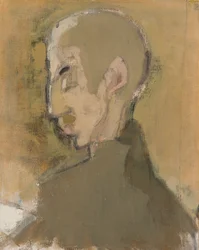 Hyresvärden II (Profil av en man)