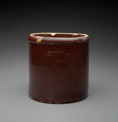 Jar, c. 1890-1894 (glidglaserat stengods)