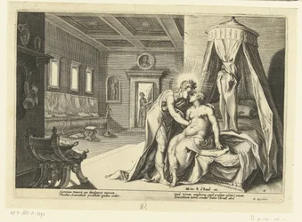 Apollo förför Leucothea Ovidius metamorfoser (serietitel)