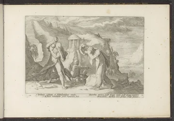 Deucalion och Pyrrha skapar en ny ras av människor Ovidius metamorfoser (serietitel) Rekreationer av P. Ovidius Naso (serietitel)