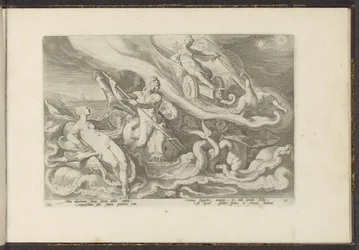 Juno klagar till Thetis och Oceanus Ovidius metamorfoser (serietitel) Återskapanden av P. Ovidius Naso (serietitel)