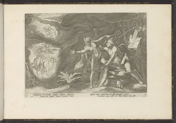 Jupiter anfaller Io Ovidius metamorfoser (serietitel) Återskapanden av P. Ovidius Naso (serietitel)