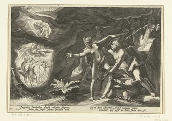 Jupiter anfaller Io Ovidius metamorfoser (serietitel)