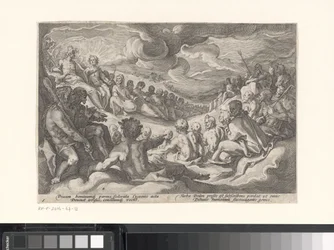 Jupiter frågar de olympiska gudarna om råd Metamorphoses of Ovid (serietitel)