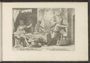Lycaon förvandlas till en varg Ovidius metamorfoser (serietitel) Rekreationer av P. Ovidius Naso (serietitel)