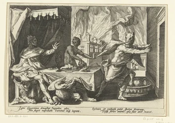 Lycaon förvandlas till en varg Ovidius metamorfoser (serietitel)