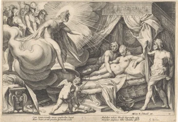Mars och Venus överraskade av Apollo Metamorphoses of Ovid (serietitel)