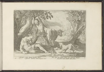 Mercurius doodt Argus Ovidius metamorfoser (serietitel) The Herescheppingen van P. Ovidius Naso (serietitel)
