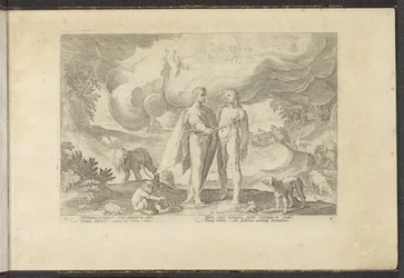 Prometheus ger människan eld Ovidius metamorfoser (serietitel) Återskapanden av P. Ovidius Naso (serietitel)