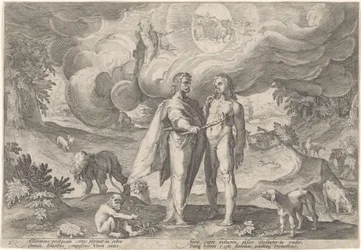 Prometheus skapar den första människan Metamorphoses of Ovid (serietitel)