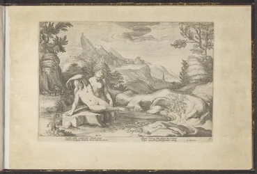 Salmacis och Hermafroditus Ovidius Metamorfosen (serietitel) Herscheppingen van P. Ovidius Naso (serietitel)