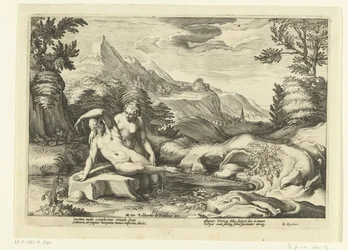 Salmacis och Hermafroditus Ovidius Metamorfosen (serietitel)