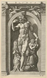 Bacchus, blad 7 i serien ”Åtta antika gudar”